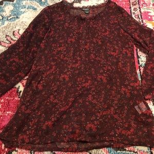 Eddie Bauer floral tunic